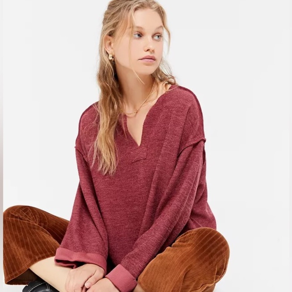 Urban Outfitters Jax Maroon Top